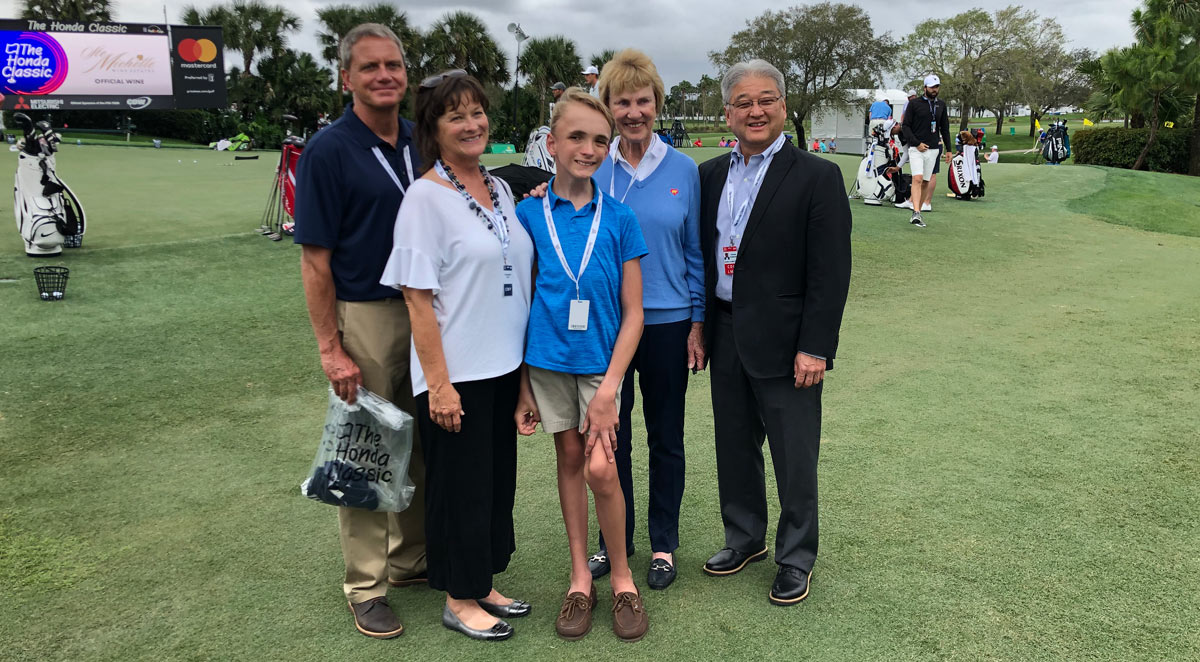 Lucky at the Honda Classic