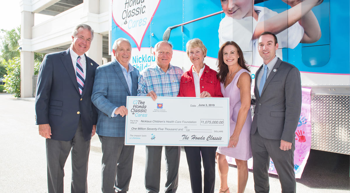 Honda Classic check presentation