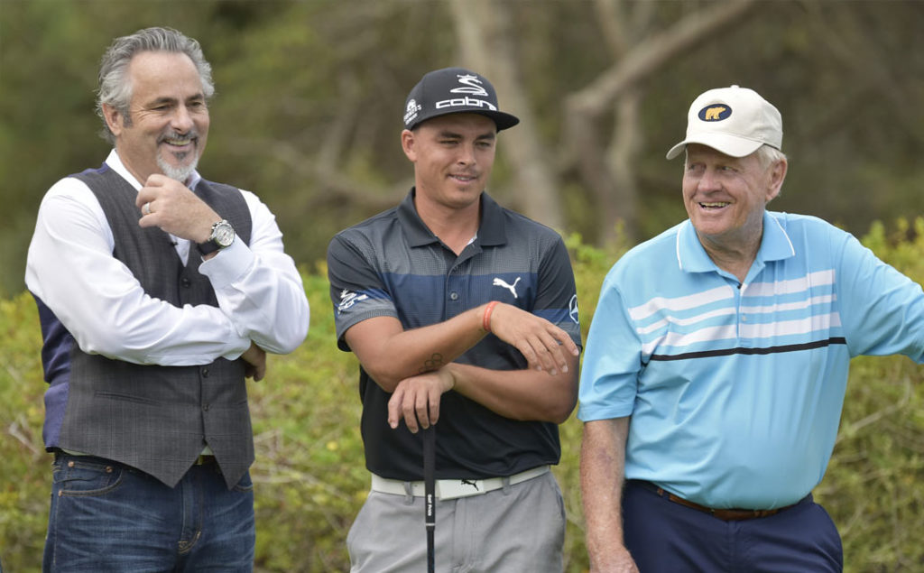 David Feherty, Rickie Fowler, Jack Nicklaus