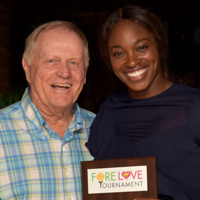 Fore Love Tournament trophy